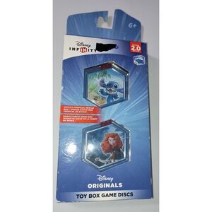 Disney/Infinity 2.0: Originals Toy Box Game Discs Stitch Brave Forest Siege(NIB)
